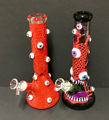 10” Eyeball Mini Glass Bong