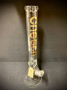 18" Cheech Glass Beaker Bong with Gold Label