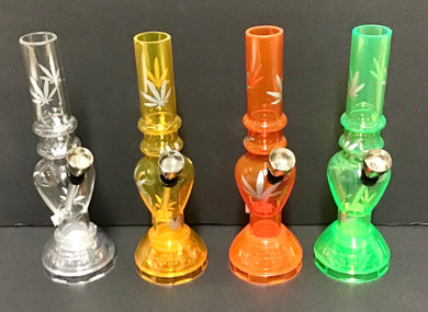 Acrylic Waterpipe w/ built in grinder