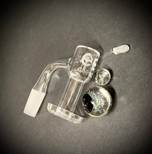 14mm Male 90° Cheech Quartz Terp Slurpin Bangers - <Font color=FF0000>Different Styled Terp Beads!</font color>