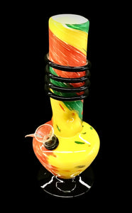 10” Rasta Soft Glass Bong