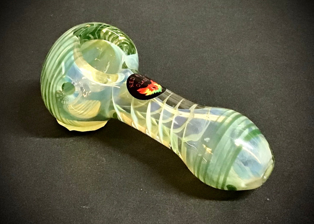 3” Chameleon Corkscrew Glass Pipe