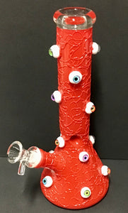 10” Eyeball Mini Glass Bong