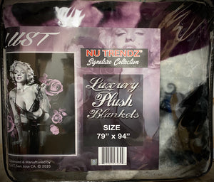 Lust Queen Sized Plush Blanket
