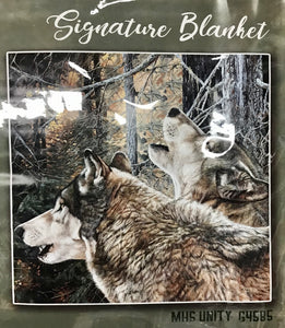 Howling Wolf Blanket