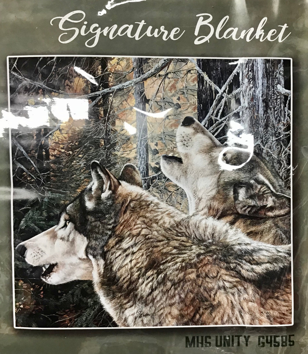 Howling Wolf Blanket