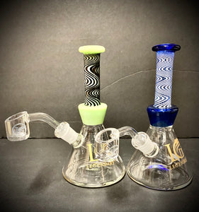 6" Legendary Glass Colorful Rig