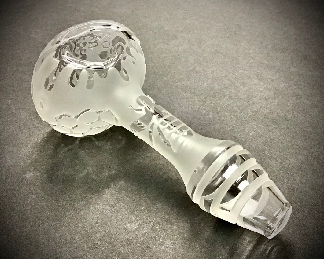 Sandblasted Honeybee Pipe