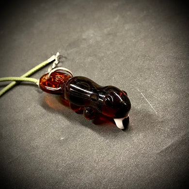 Pipelangelo Glass Beaver Pendants