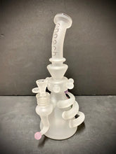 11" Cheech Glass Sandblasted Coral Showerhead Stemless Bong