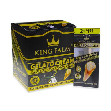 King Palm Pre-Roll Rollie Gelato Cream (2pk)