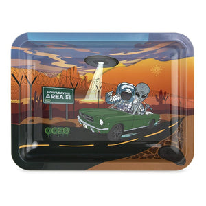 Ooze Rolling Tray - Metal - Space Race