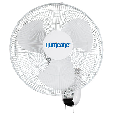 Hurricane Classic Osciallating Wall Mount Fan 16inch