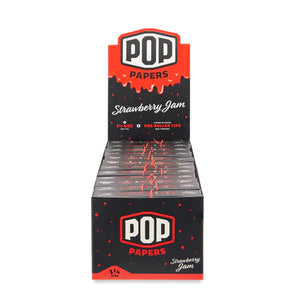Pop Strawberry Jam Papers 1 1/4" w/Flavored Filter Tips