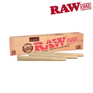 RAW Pre-Rolled Cone 1 1/4" 32 pack