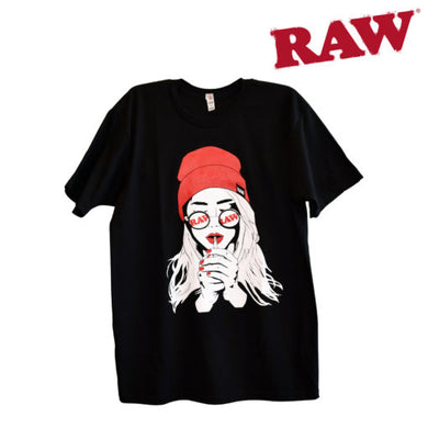 RAW Smoking Girl T-Shirt