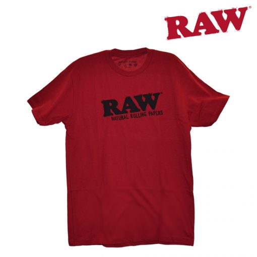 RAW Red w/black logo T-shirt