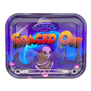 Spaced Out OG Metal Rolling Tray - Large