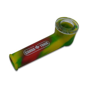 Cannatonik Silicone Pipe With Glass Bowl