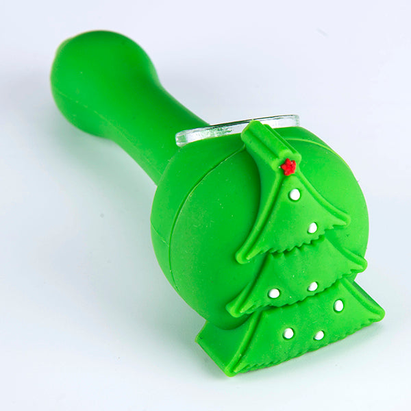 Christmas Tree Silicone Handpipe