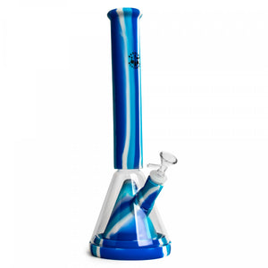 14" Silicone Glass Beaker Bong