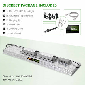 Mars TSL 2000 LED Full Spectrum Grow Light