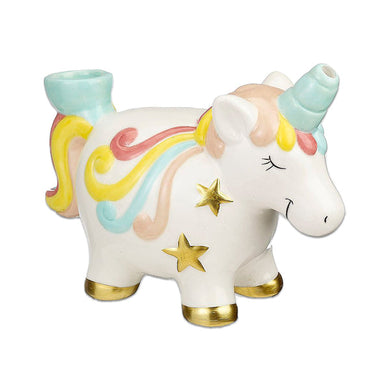 Ceramic Unicorn Pipe