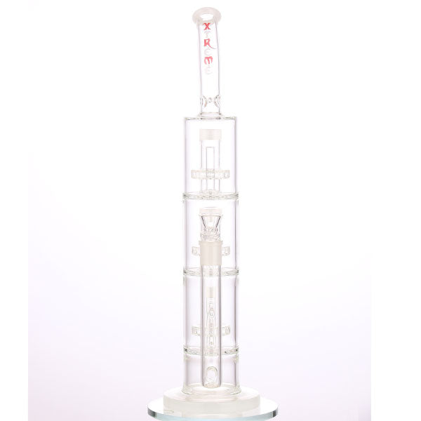 16″ Xtreme Stemless Bong With Triple Showerhead Percolator
